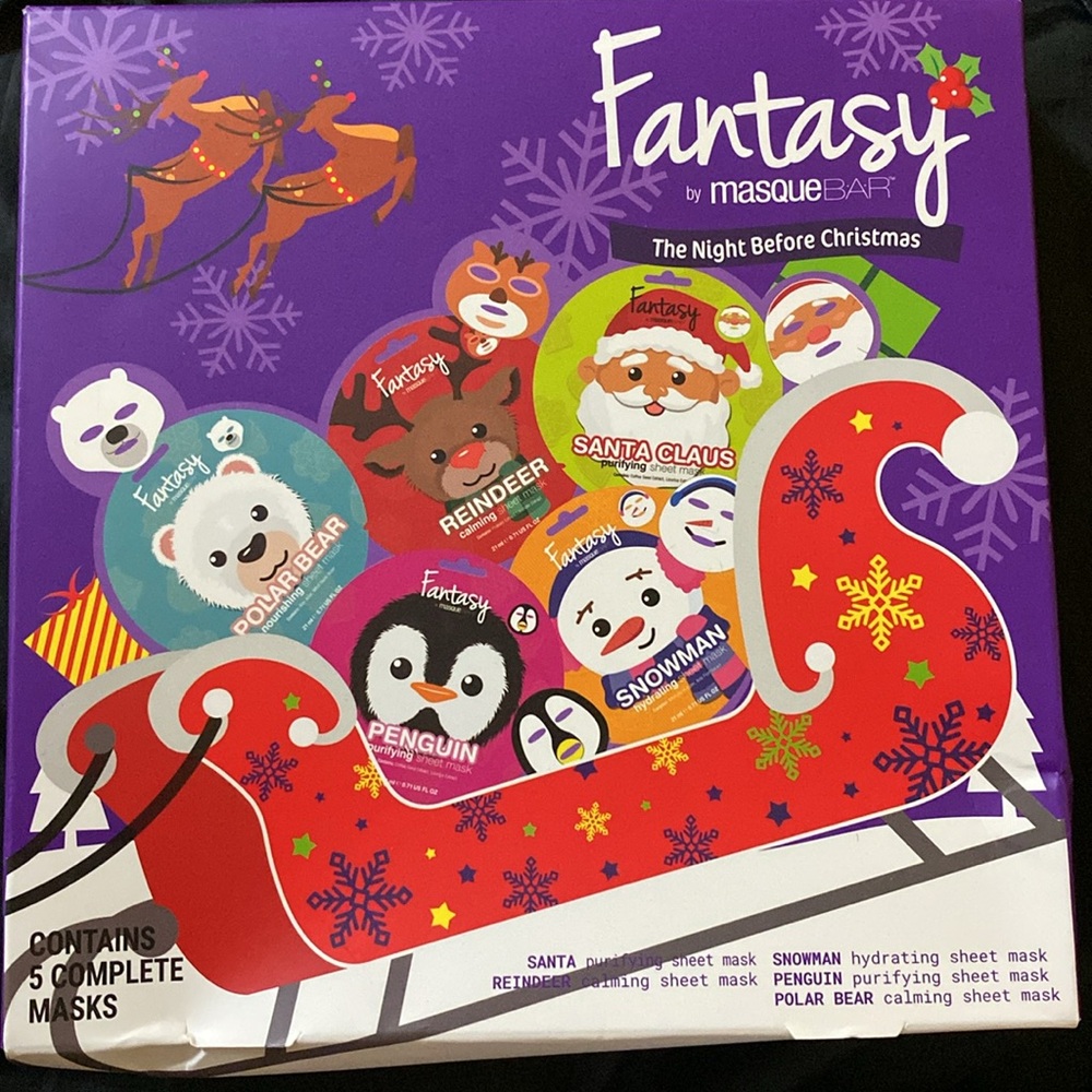 FANTASY BY MASQUEBAR FACE MASK SKINCARE HOLIDAY SET